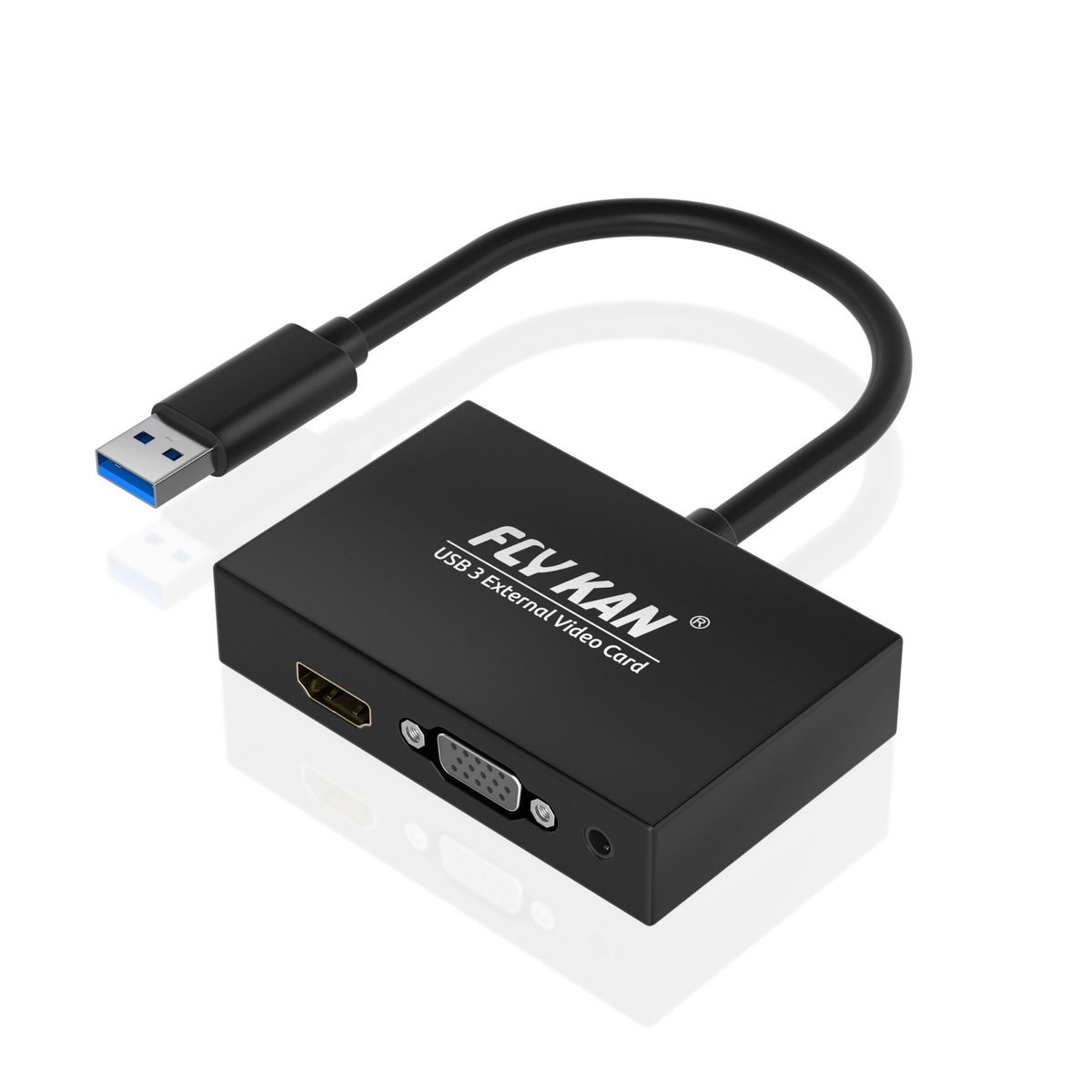 HD00009 HD00009 | USB 3.0 to HDMI / DVI / VGA with Audio (PC/Mac, 2048x1152)