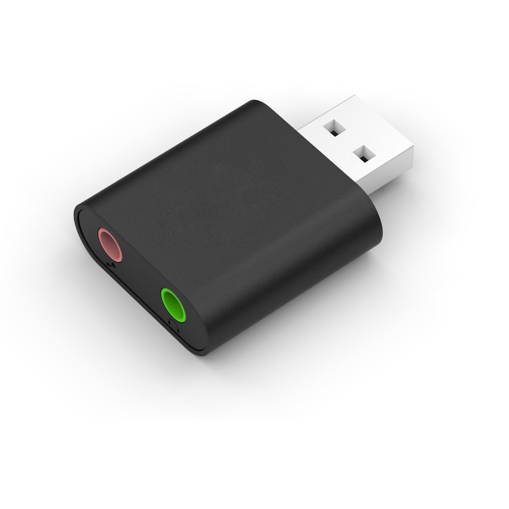 KF-S100C S100C | USB Audio Adapter with 3.5mm Speaker-Headphone (TRS)