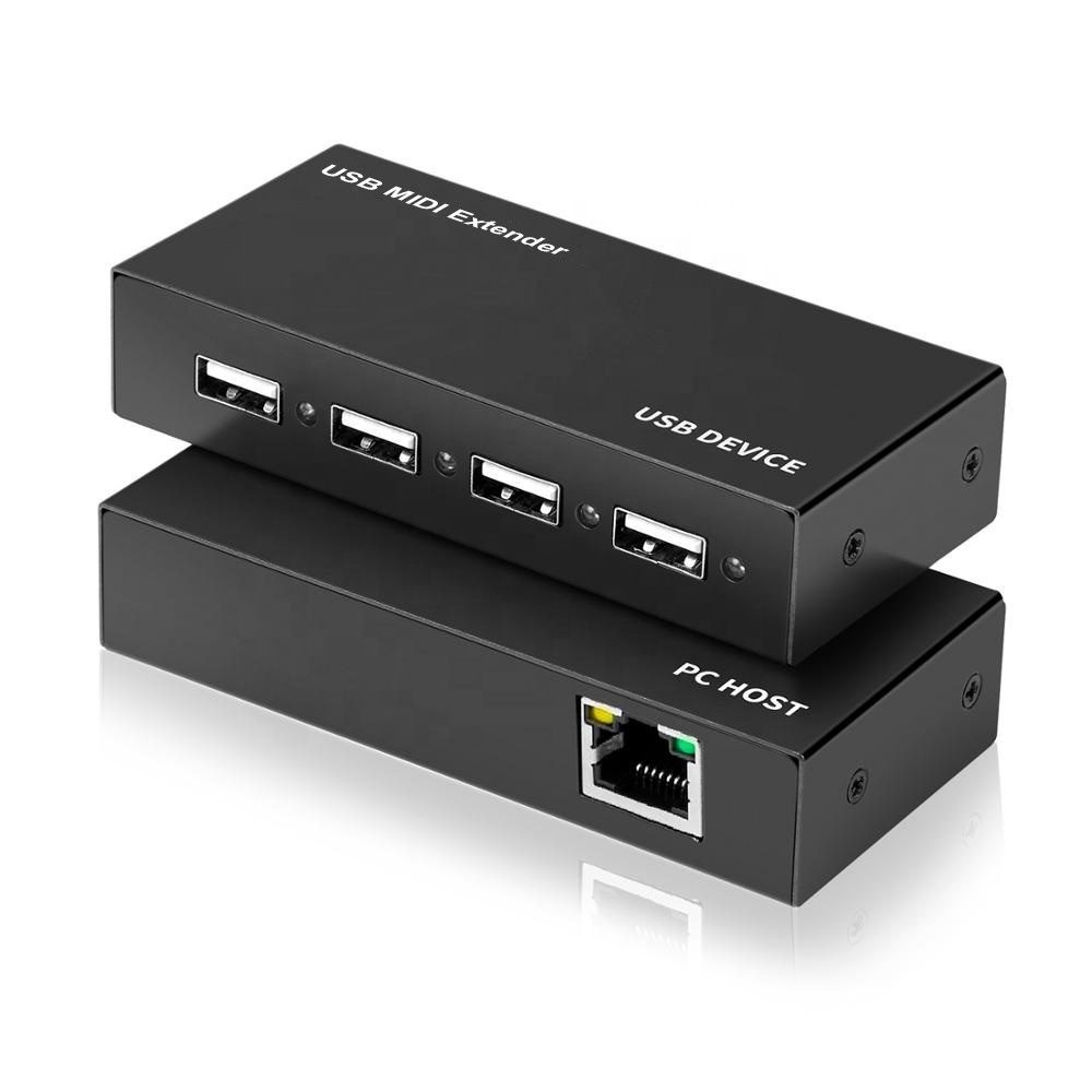 NT100 4-port USB 2.0 Cat5 Extender (Up to 50m)