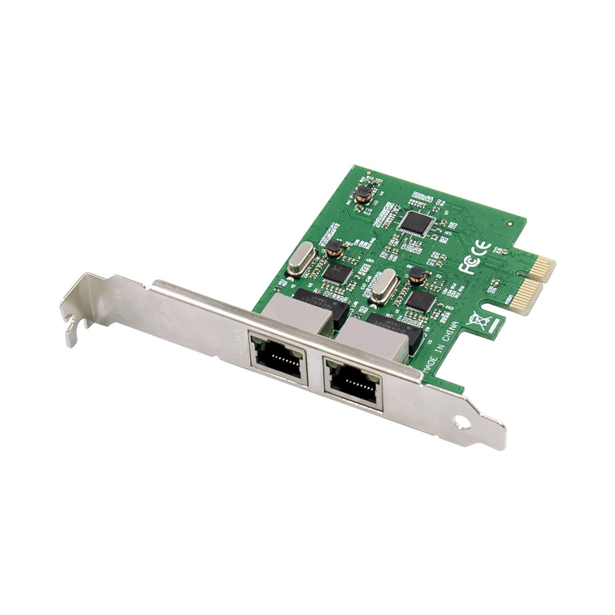 PCIE-NT3100 Dual-Port Gigabit PCI-E Network Interface Card (NIC)