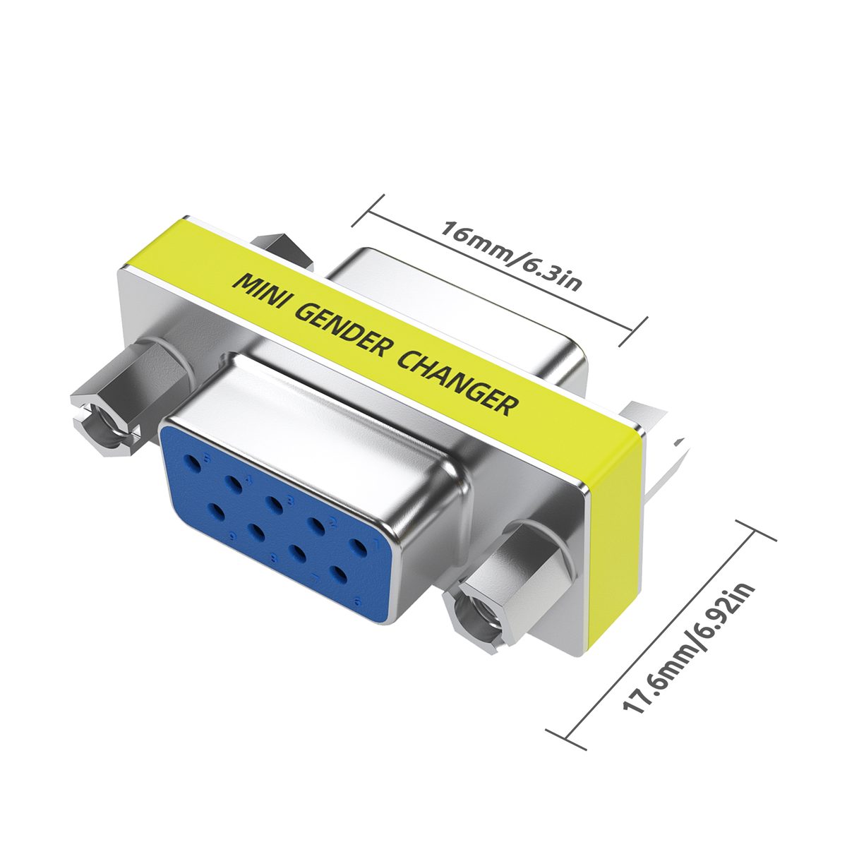 RD232F2F RD232F2F | Serial Gender Changer (F/F, Metal)