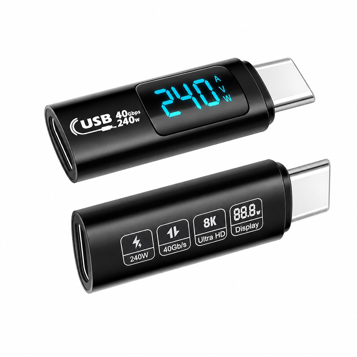 U4ADT-AVW-240 USB4 240W Digital Display Type-C Adapter